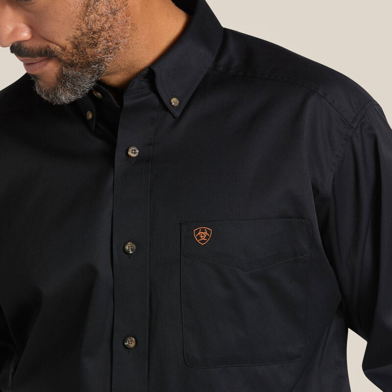 Solid Twill Men's Classic Fit Shirt | 10000502