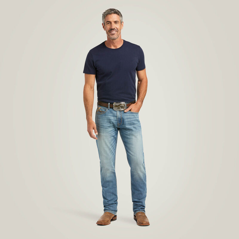 M4 Relaxed Stretch Abel Stackable Men's Straight Leg Jean | 10040751