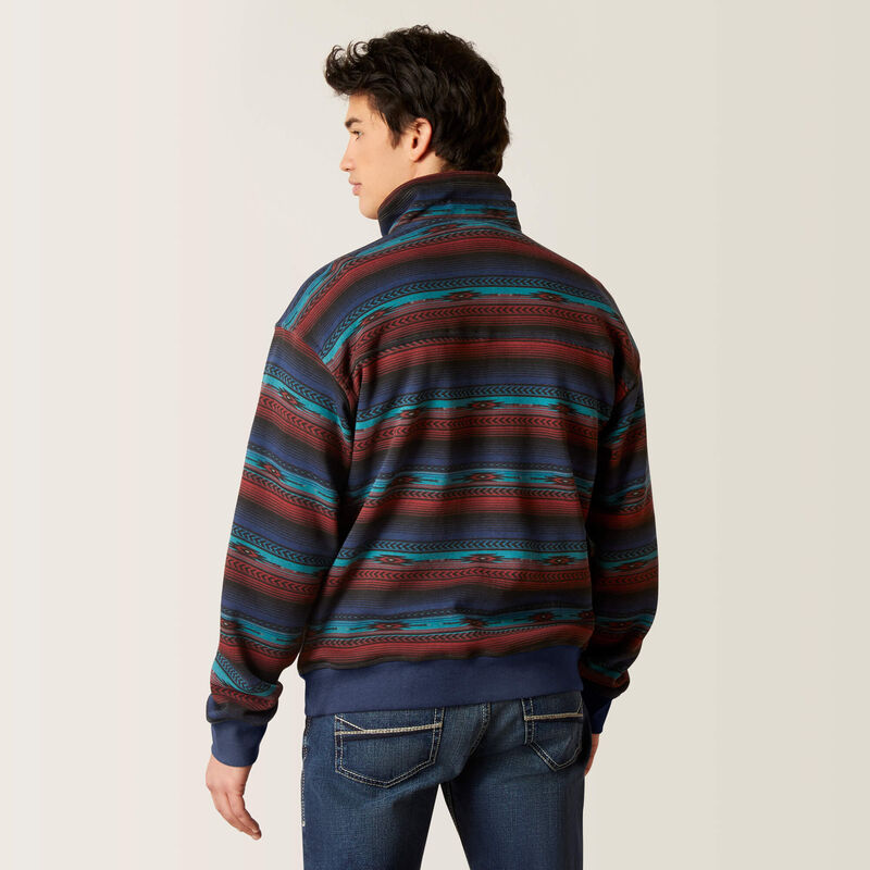 Men's Cotton-Rich Mockneck Sweatshirt | 10046655