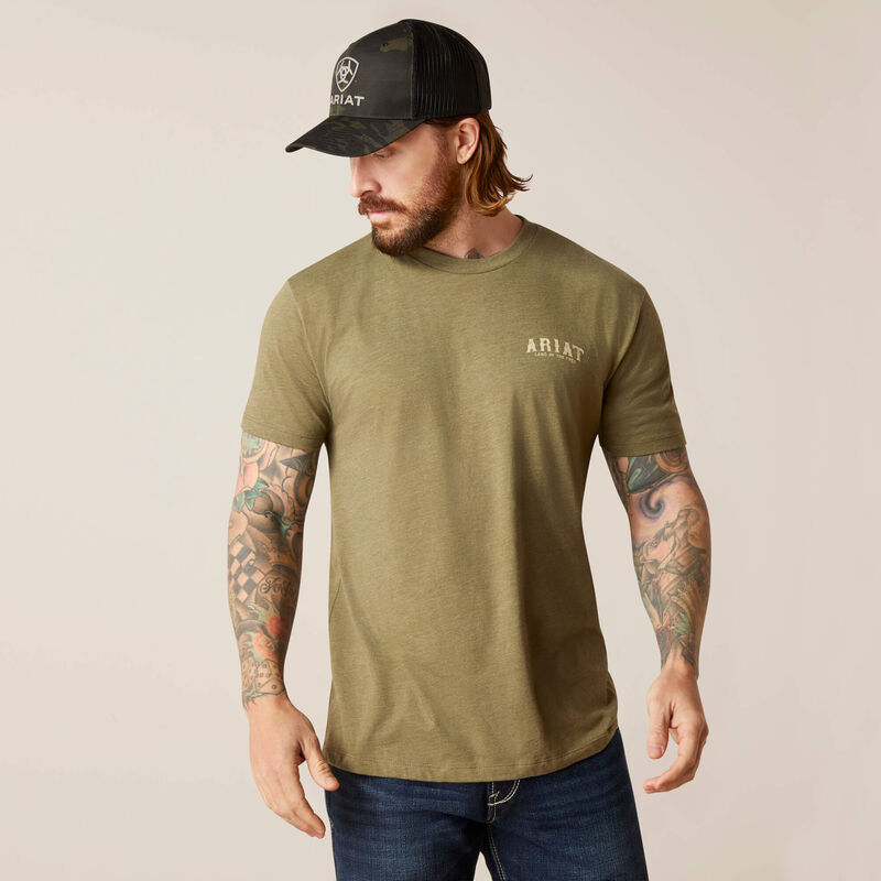 Ariat Men's Western Vertical Flag T-Shirt | 10047616